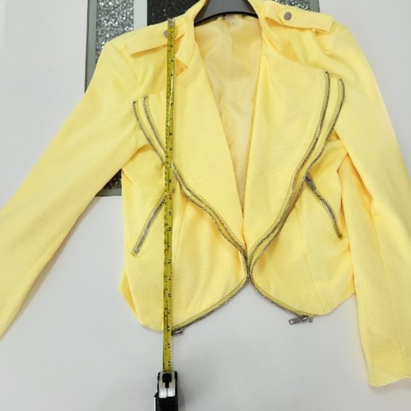 WOW! GORGEOUS LEMONY YELLOW SHORTY JACKET - Picture 7 of 12